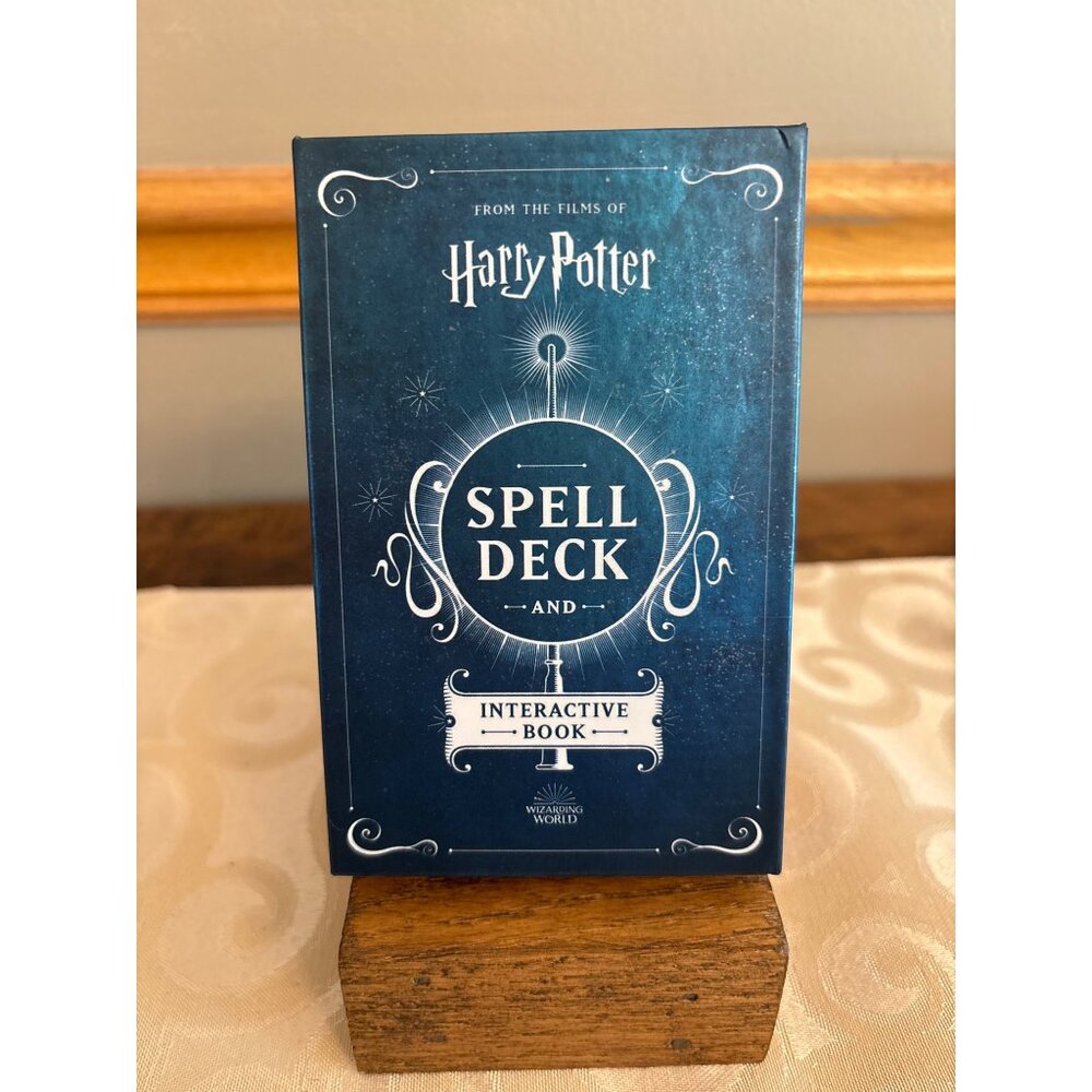 Harry Potter Spell Deck & Interactive Book Set Gift Collector Magic